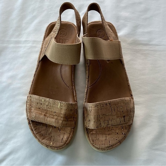 L’AmourDesPieds LDP Elastic and Cork Vedika Sandals - Picture 2 of 8